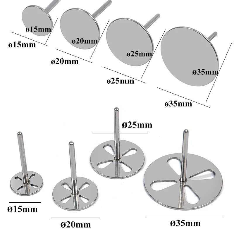 스테인레스 스틸 샌딩 페이퍼 디스크, 둥근 금속 디스크, 죽은 피부 굳은살 제거 파일, 네일 드릴 비트 액세서리, 3/32 인치, 20mm, 25mm, 35mm