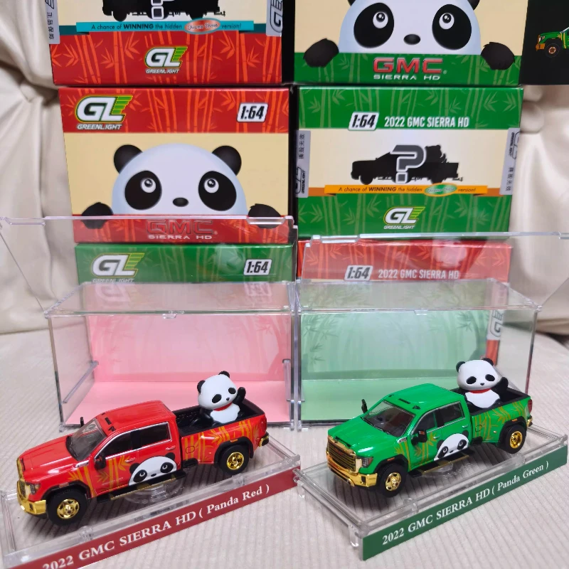 1-64-north-exhibition-gmc-pickup-panda-edition-limitee-modele-de-jeu-tendance-de-voiture-miniature-statique-en-alliage-collection-et-memento