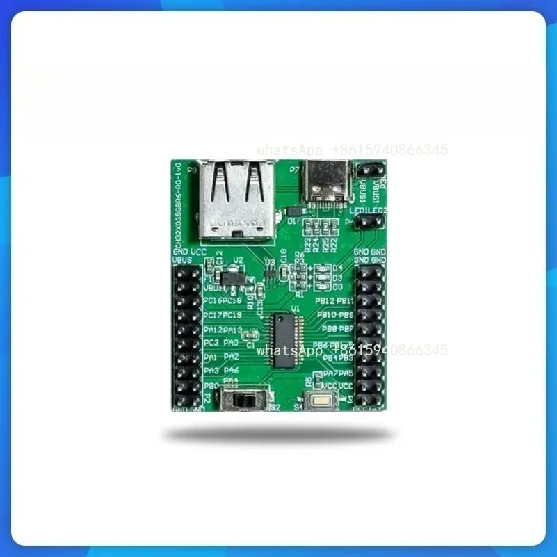 Multifunctional USB to serial port development board, core board