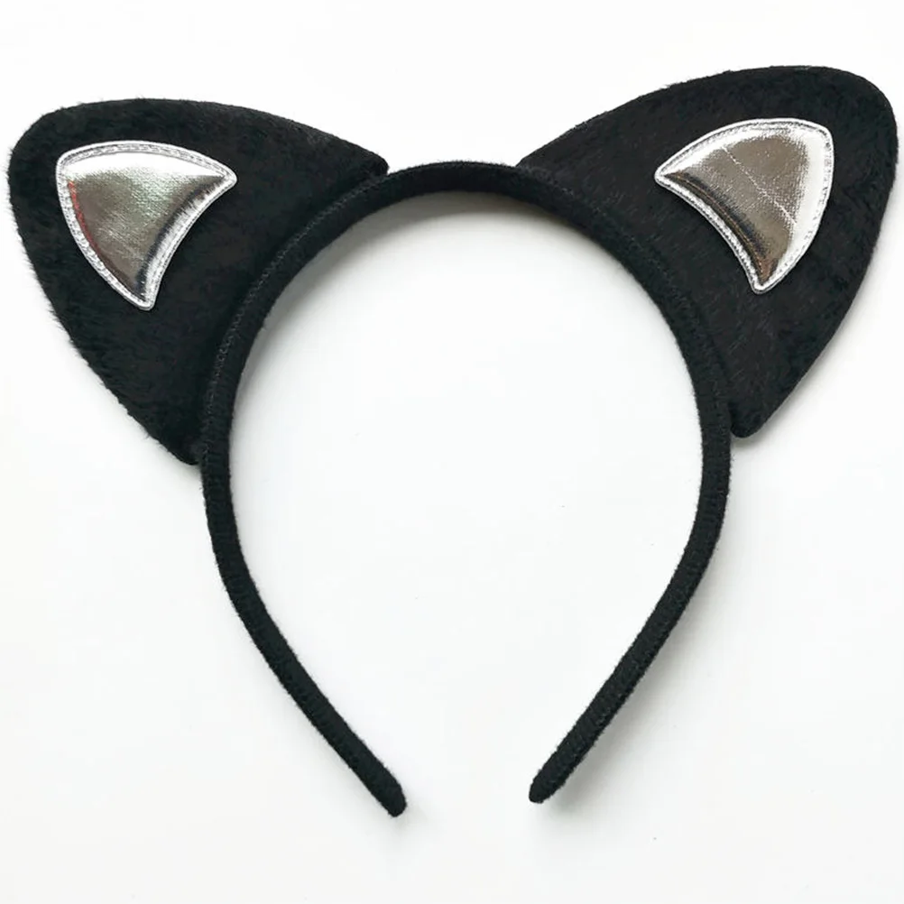 Accesorios para orejas de gato para niños, disfraces de animales, suministros de fiesta de dibujos animados, conjunto de disfraz para niños, tocado de Cosplay, actuación de cola de corbata, 3 uds.