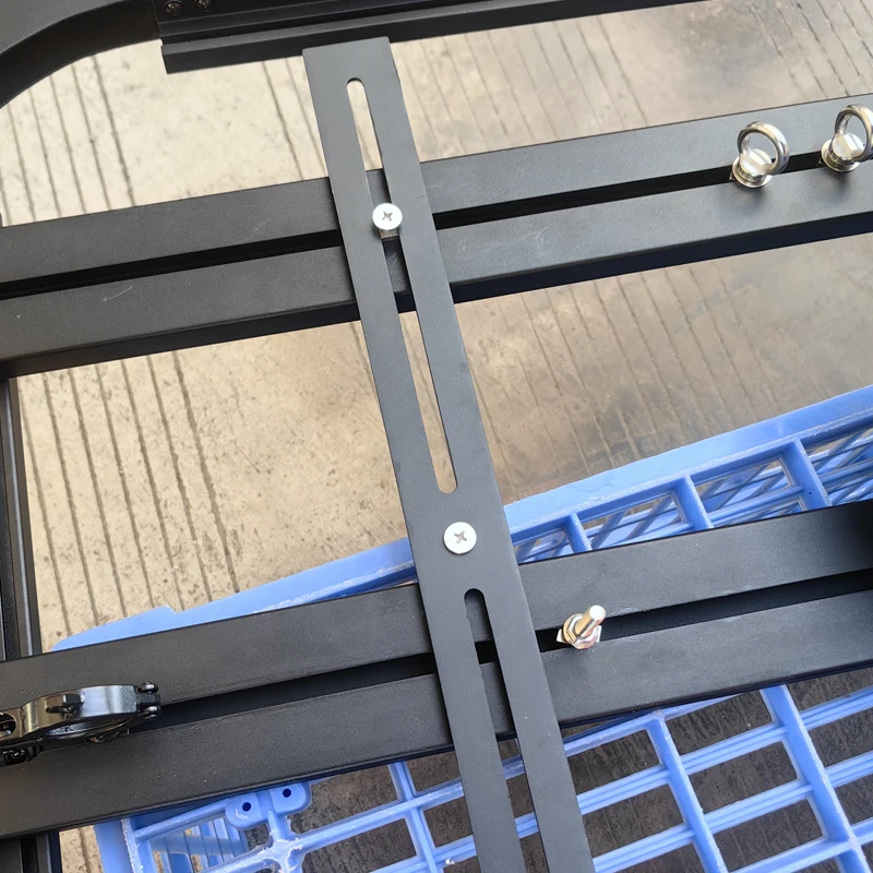 Stainless Steel U-shaped Plate, Off-road Vehicle Expansion Roof Platform Installation Hole Position, Adjustable Hole Distance