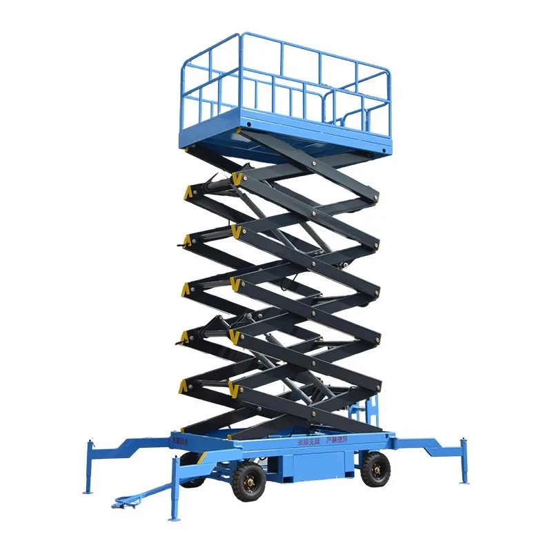 FOB 가격 크롤러 자주식 이동식 시저 리프트 플랫폼 10M 3000Kg 고소작업차 (맞춤 제작 가능)