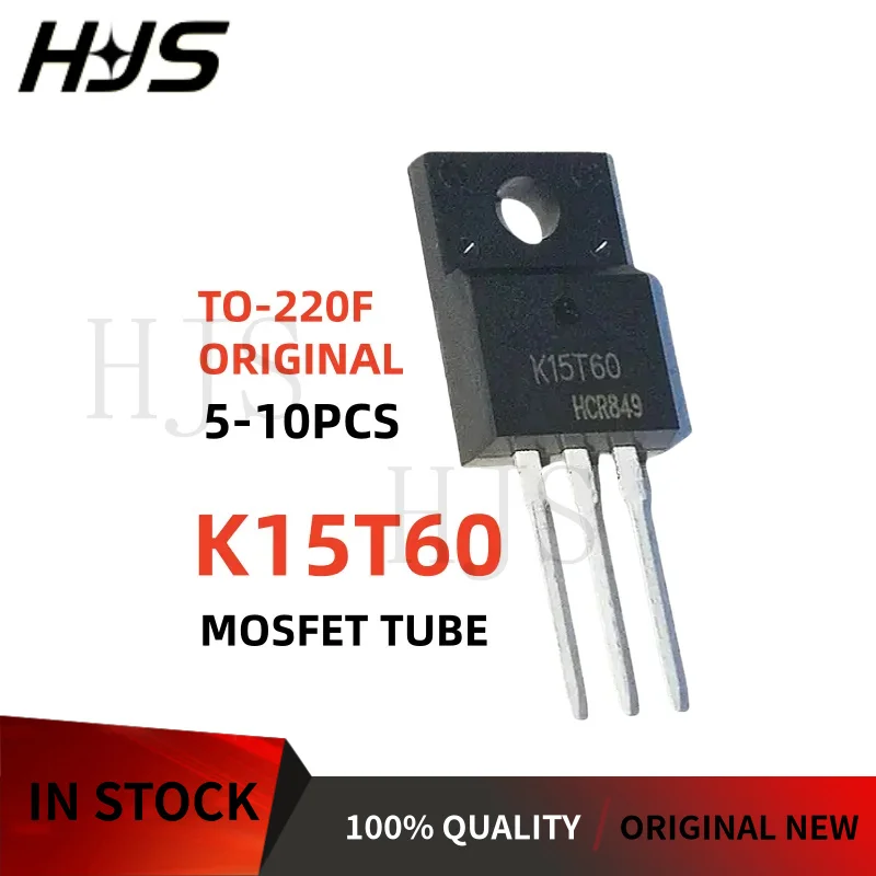 5/10PCS Original New IKA15N60T K15T60 600V 15A TO-220F MOSFET Field effect Transistor