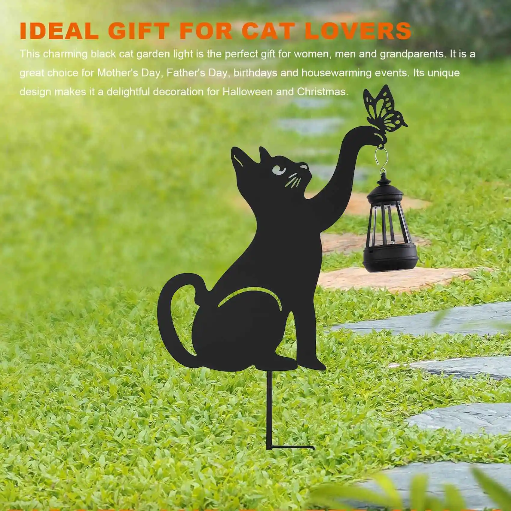 baaj-solar-black-cats-ライト-ソーラーライト-屋外庭園装飾用-中庭、小道、芝生、テラスの装飾に