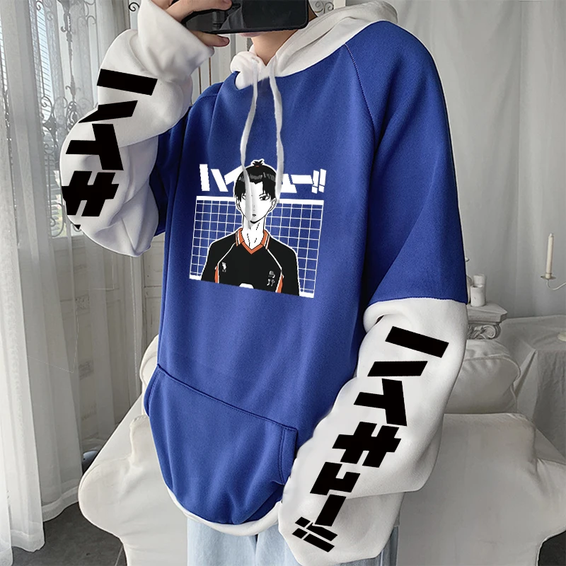 Anime Haikyuu Harajuku Kawaii Volleyball Junior Tobio Kageyama Manga Hoodies Long Sleeve Unisex Oversized Winter Warm Sweatshirt