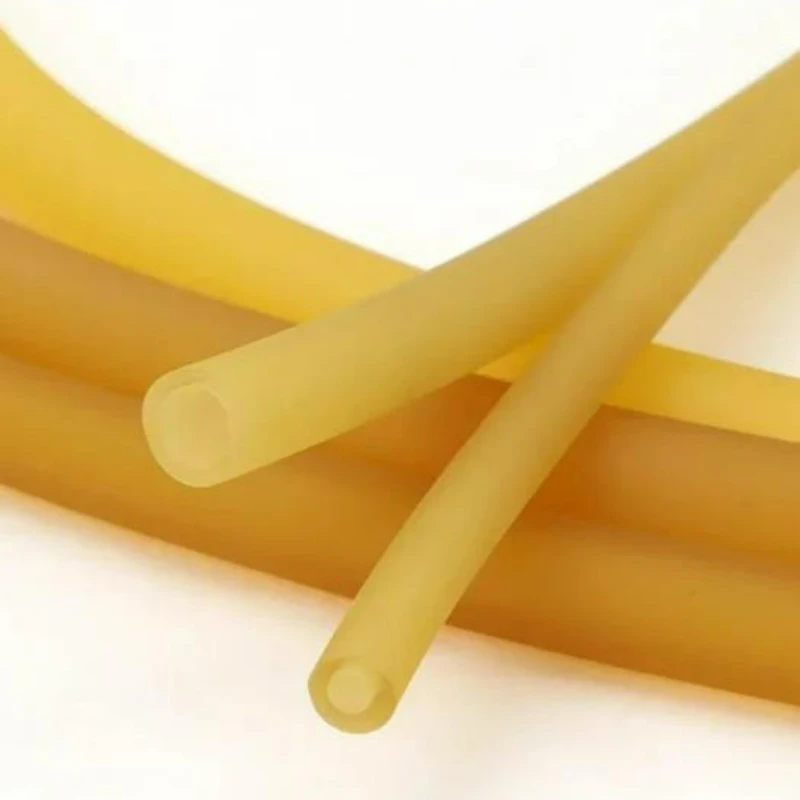 1/5/10Meters Yellow Nature Latex Rubber Hoses ID 2~25mm High Resilient Surgical Medical Tube Slingshot Catapult Elastic Band