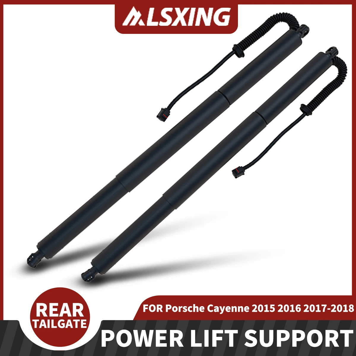 Power Lift Support for Porsche Cayenne, Electric Tailgate Gas Struts, 95851285107, 95851285108, 2015, 2016, 2017