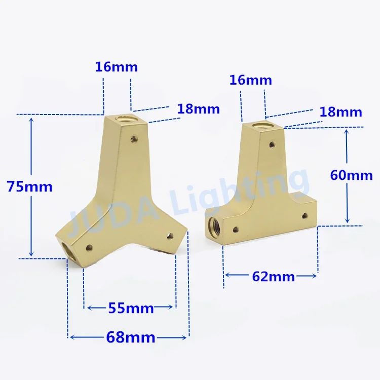 Geformte Stent LED Rohr halterung Pendel leuchte Adapter Winkel Pendel leuchte Rohr verbinder Kronleuchter Beleuchtung Zubehör
