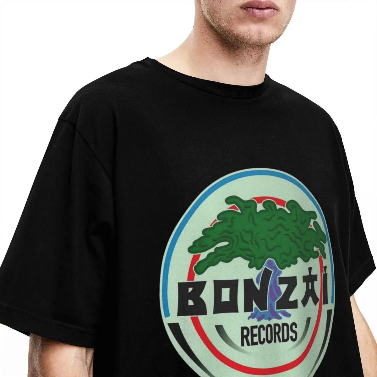 Bonzai Records for Men Women T Shirt Merchandise Leisure Tees T-Shirt 100% Cotton Summer Clothing