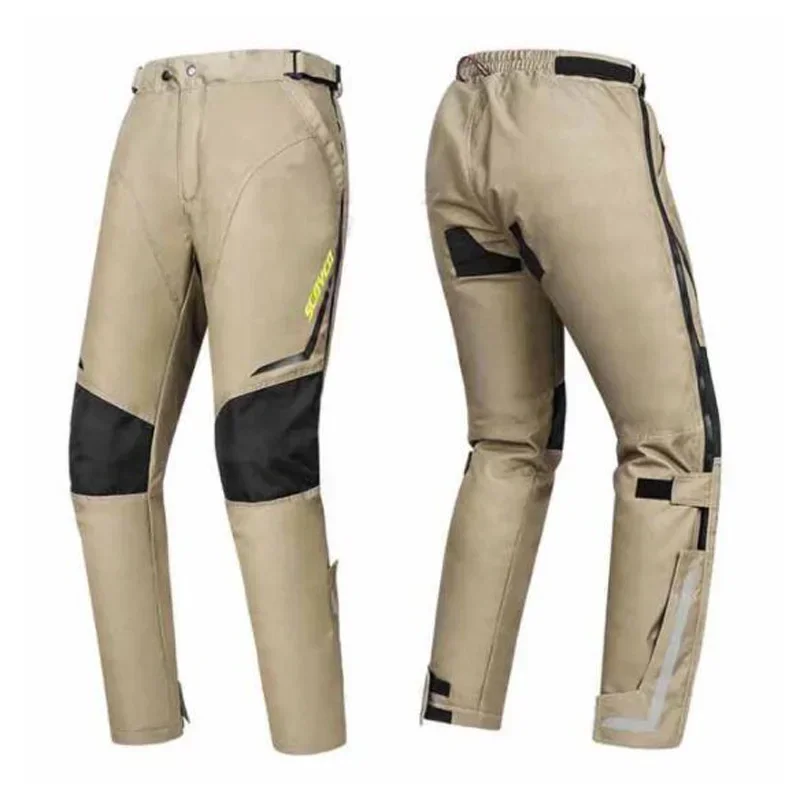 Winter Windproof SCOYCO Men's Motorcycle Racing Pants Quick Wear Off Moto Trousers for Men Motocross Pants CE Knee Warm Lining