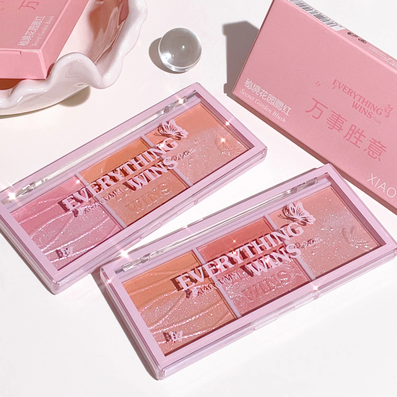 3색 블러쉬 팔레트 누드 메이크업 내추럴 매트 밀크티 오렌지톤 롱래스팅 블러쉬 파우더 크림 팔레트 로즈 펄 매트