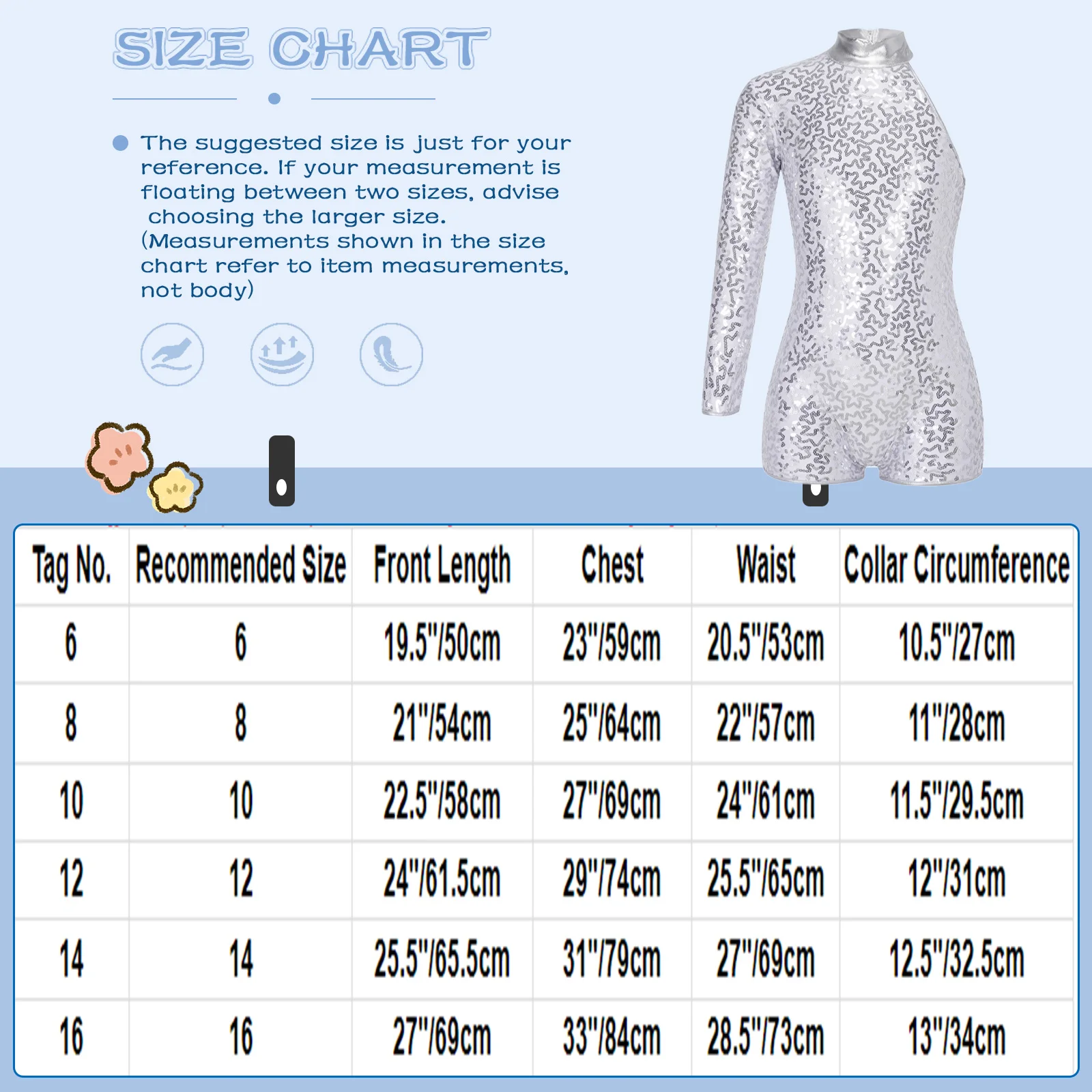 Kids Girls Ballet Dance Leotard Long Sleeve Sequins Gymnastics Figure Skating Stage Performance Costumes Latin Jazz Dancewear