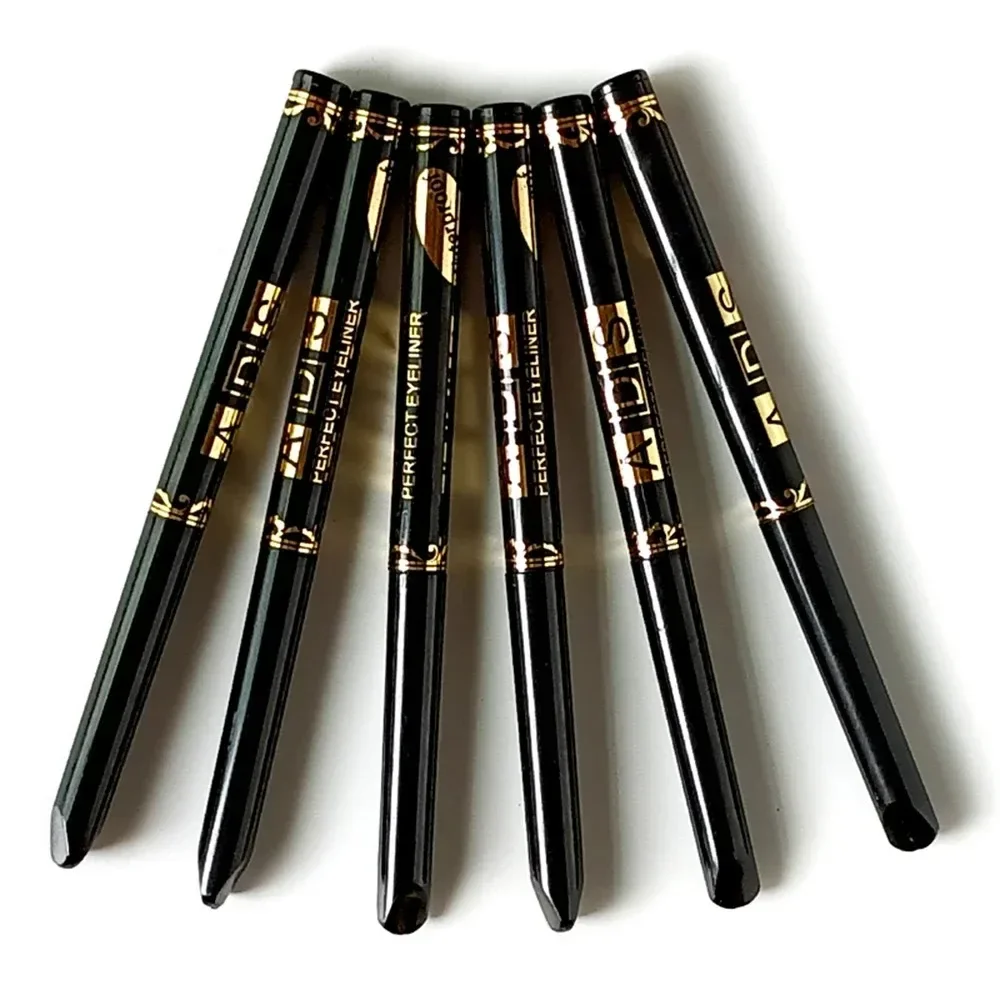 2/3PCS Waterproof Black Eyeliner Pencils (Long-Lasting) - Smudge & Sweat Proof, Great for Bold Eye Looks & Gifting