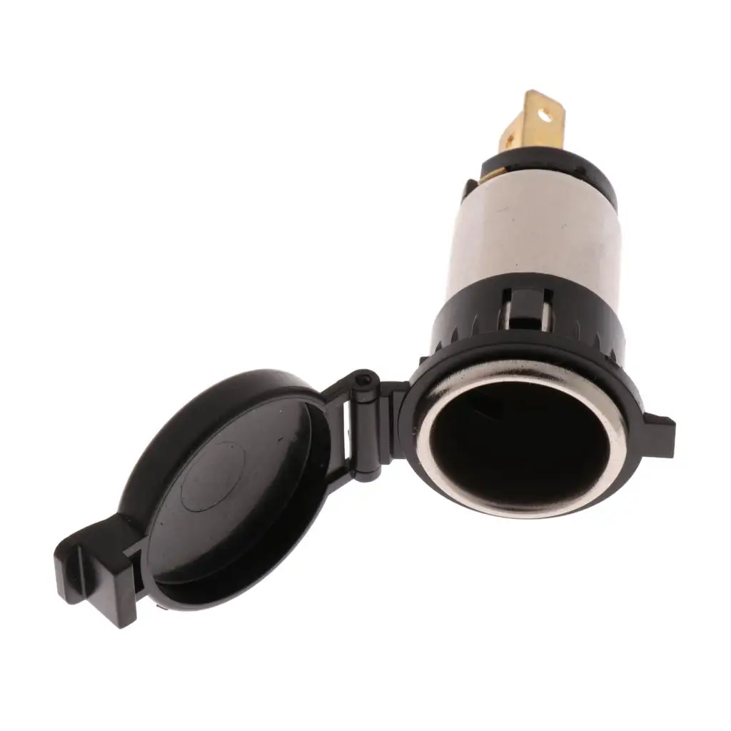 

12 В 120 Вт термостойкая розетка из сплава адаптер для розетки для автомобиля, мотоцикла, лодки, косилки