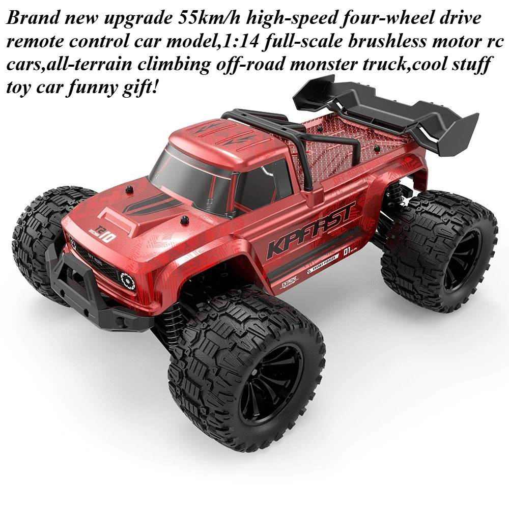 Cool Stuff Toy Car Funny Gift-55km/h High-speed 4WD Rc Truck,Kawaii 1:14 Full Scale Off-road Rc Cars,Monster Truck,Toys for Boys