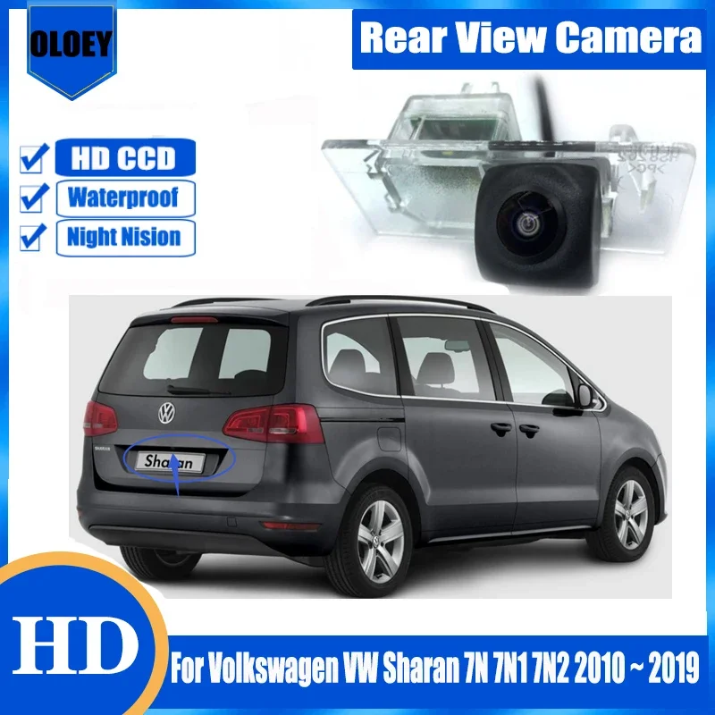 

HD rear camera For Volkswagen VW Sharan 7N 7N1 7N2 2010 2011 2012 2013 2014 2015 ~ 2019 Night vision Parking Reversing Camera