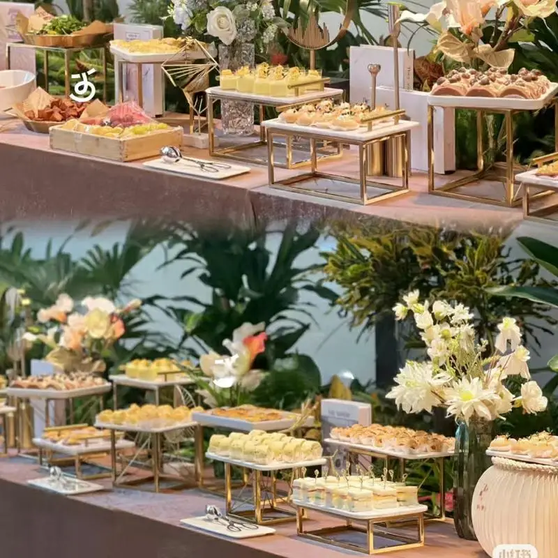 

Grand Party Dessert Display Gift Tray Cake Stand Buffet Candy Bar Banquet Tea Break Birthday Cupcake Juice Drink Holder 8-20pcs