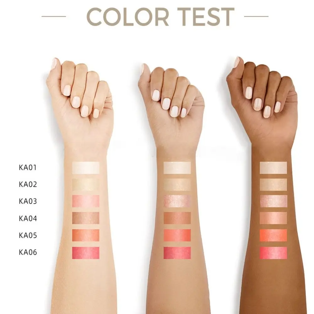 Luminiseur liquide de contour Portable, éclaircissant pour le visage, scintillant, Blush liquide, surligneur liquide