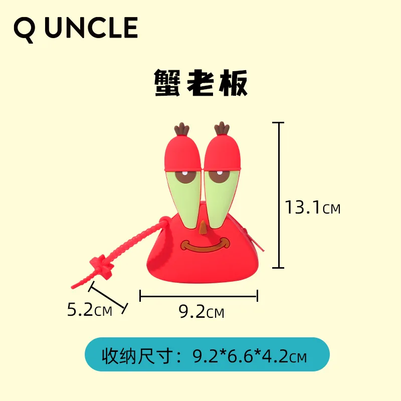 Original Cartoon SpongeBob Schwammkopf Rucksäcke Kinder-Geldbörse