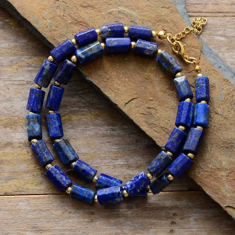 Natural stone crystal neckle