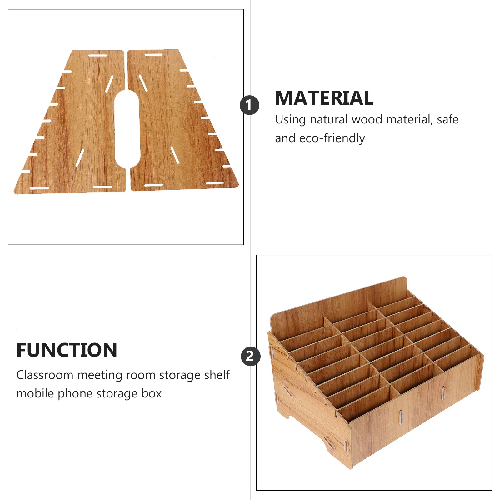 Mobile Phone Storage Box Display Rack Temporary Holder Telephone Boxes Case Calculator