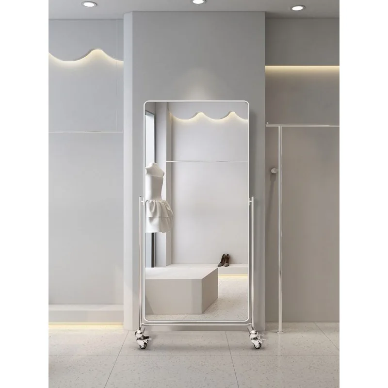 

Landing, fitting mirror, clothing store, full body, movable, gym