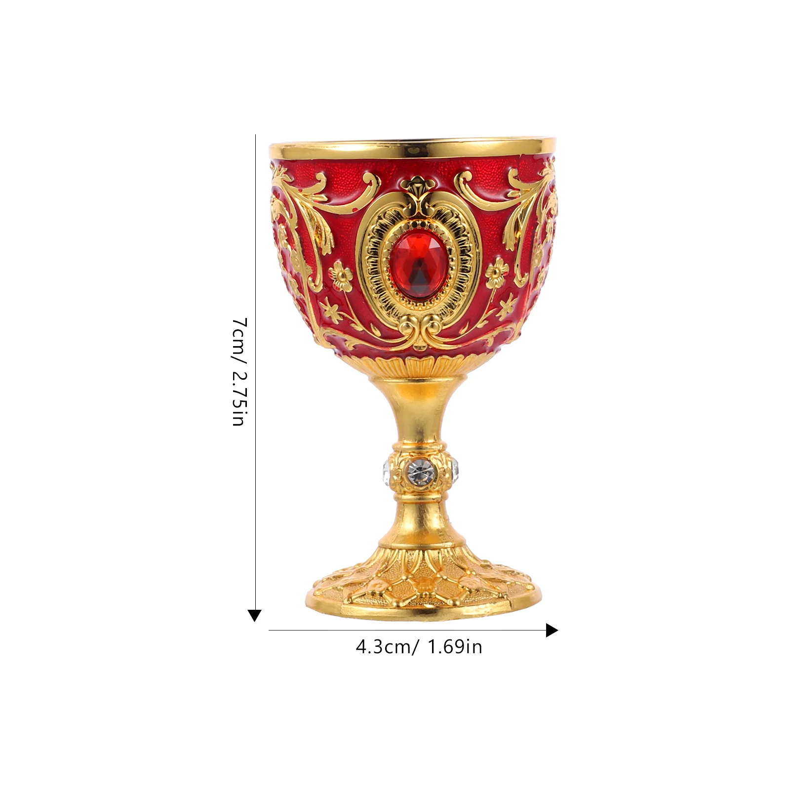 Vintage Chalice Goblet Royal Wine Cups King European Style Whiskey Cup Renaissance Medieval Gifts Communion