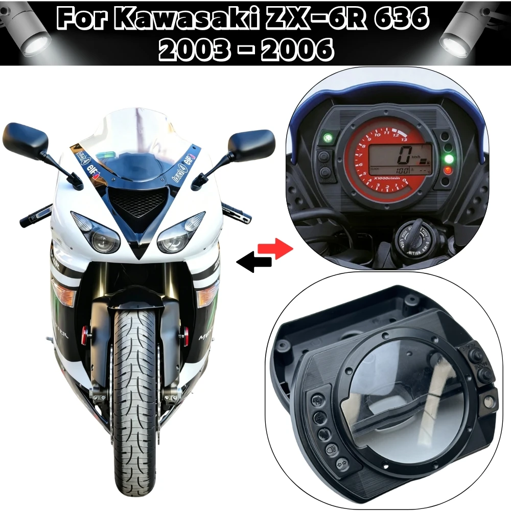 ねこ 200406】ZX-6R('13 ABS)□ スピードメーター インジケーターランプ