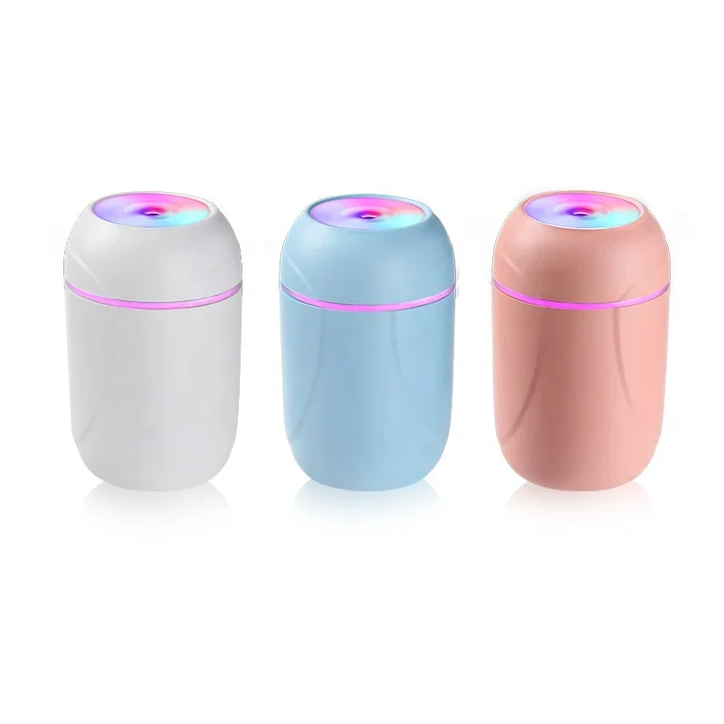 300ML USB Ultrasonic Aroma Essential Oil Diffuser with Colorful Light for Bedroom Home Fragrance oil Humidifier essential oil