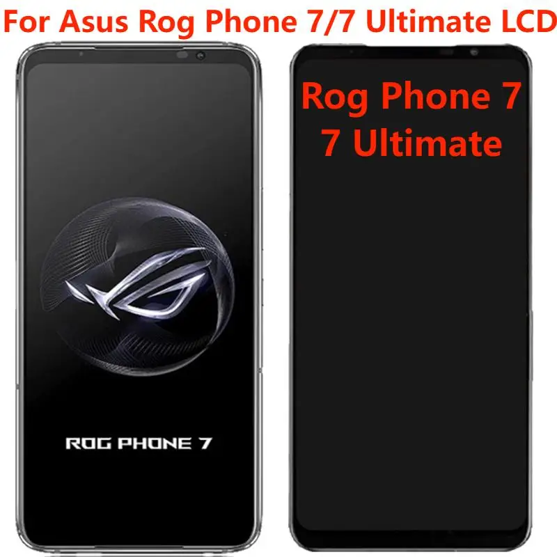 

Original 6.78" AMOLED For Asus ROG Phone 7/7 Ultimate LCD Display Touch Screen Digitizer Assembly Replacement Parts