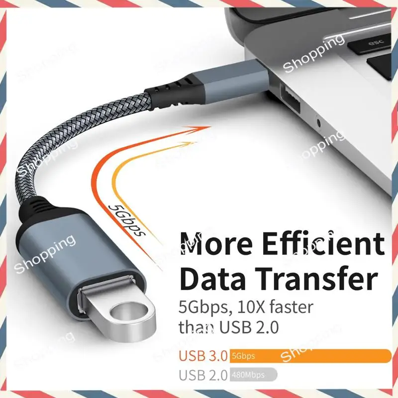 M20K High Quality Data Cable Type-C To USB3.0 Transfer Cable For Mobile Tablet Computer Vehicle Extension Converter