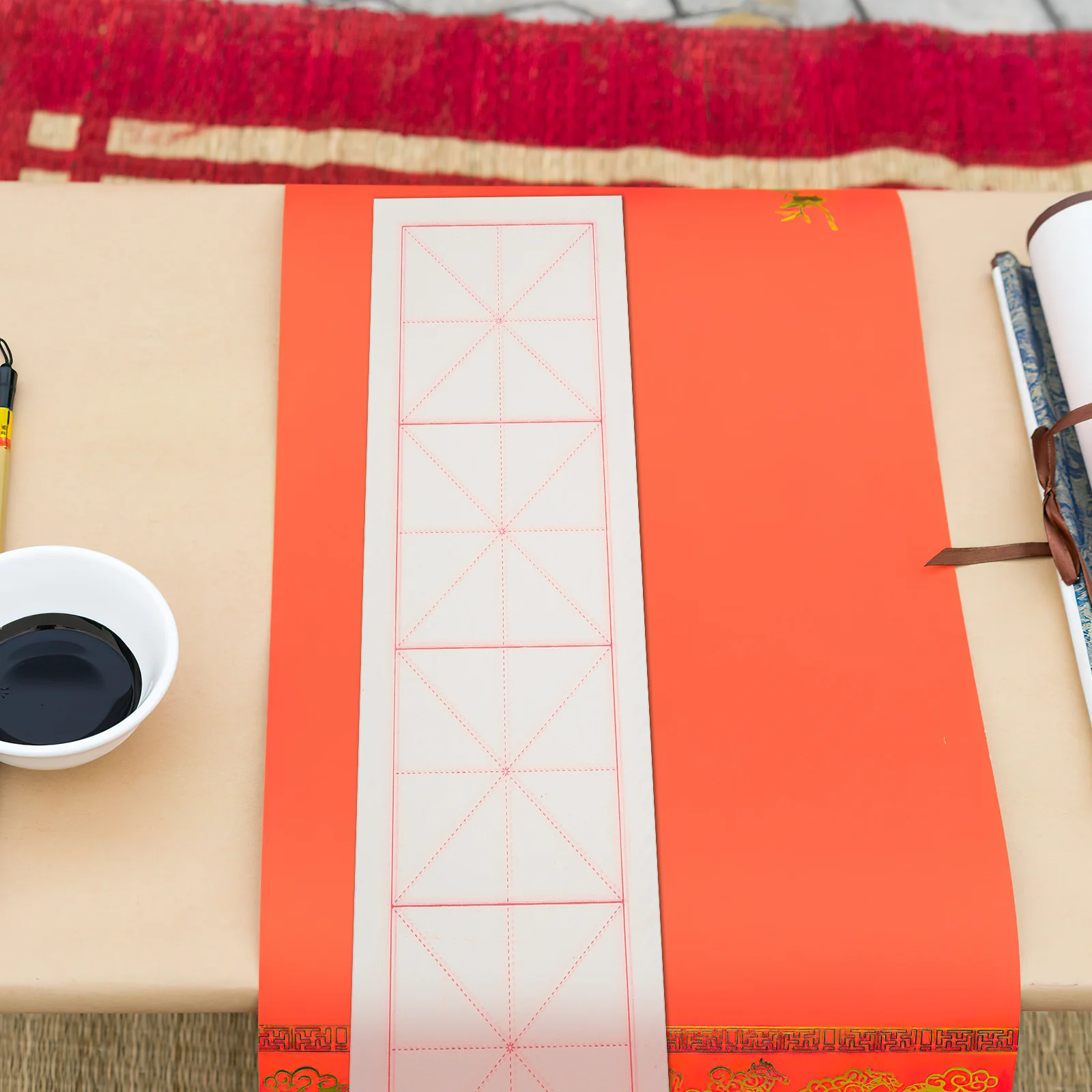 

200 Sheets Chinese Style Calligraphy and Painting Xuan Paper China Practice Kits for Beginners Caligraphy Drawing