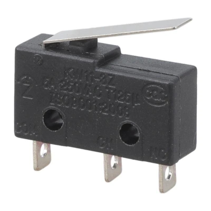 

Микропереключатель 3-контактный, NO/NC, 5A, 250 В переменного тока, роликовый дуговой рычаг, микропереключатель мгновенного