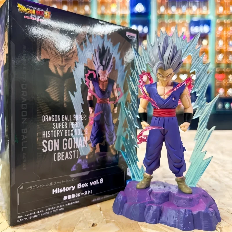 Bandai Banpresto History Box Vol.8 Dragon Ball Super: Super Hero Son Gohan Beast Ver. Pvc Anime Action Figures Model Toy Gifts