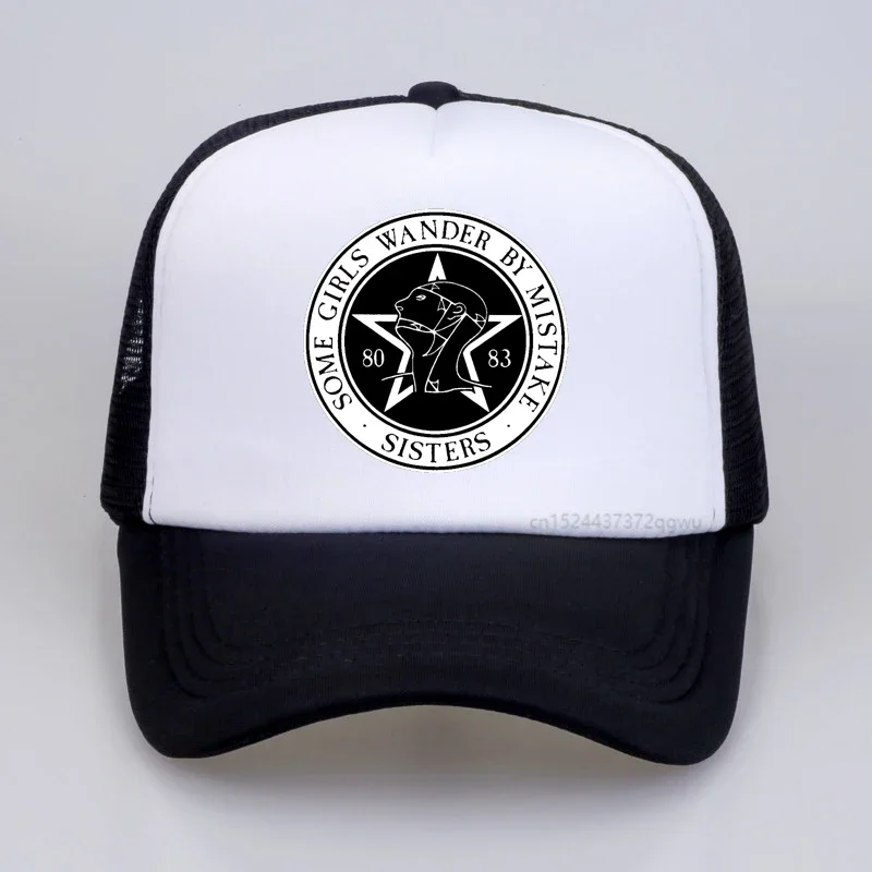 The Sisters Of Mercy hat Men And Women Baseball Cap Punk Goth Rock Band Golf hats Male Breathable Trucker Caps