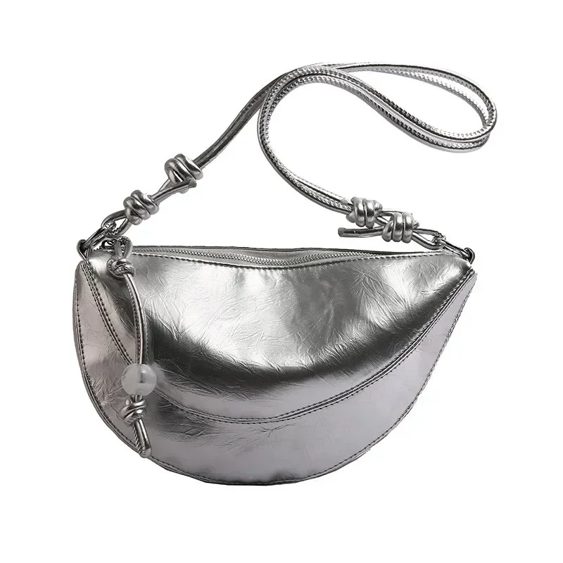 

2025 New Women's Soft Leather Slouchy Bag - Vintage Triangle Crossbody & Versatile Tote for Fashionable Daily Use