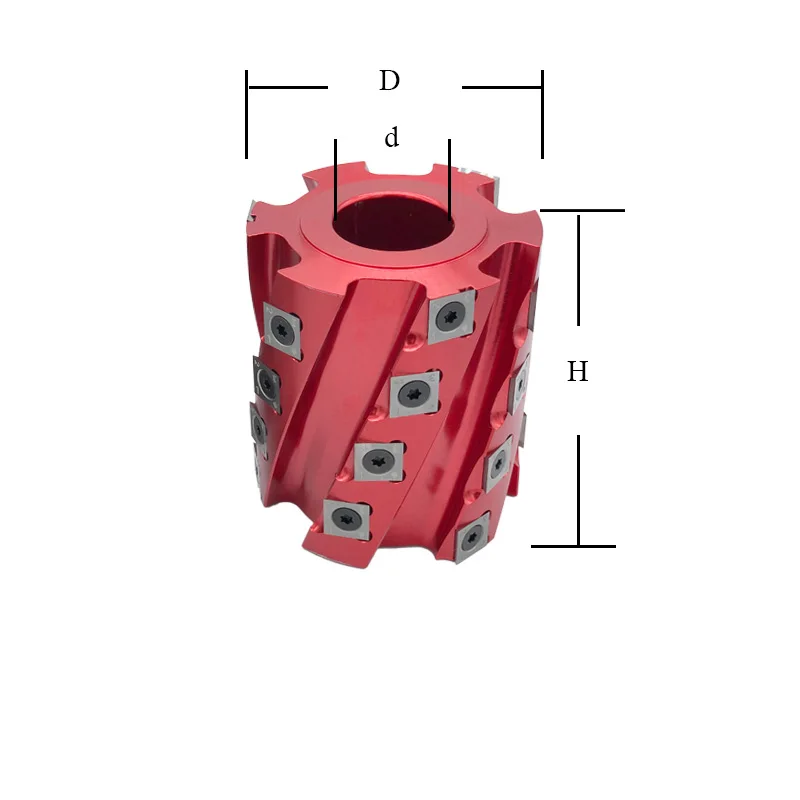 LIVTER replaceable blade spiral cutter head, specially used for four-sided planer in woodworking and vertical milling machine.