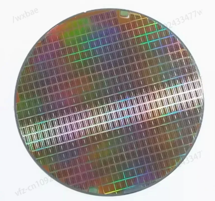 12 Inch CPU Wafer Silicon Science Technology Pendulum Piece Birthday Gift Photoetching Circuit Chip Semiconductor Silicon Wafer