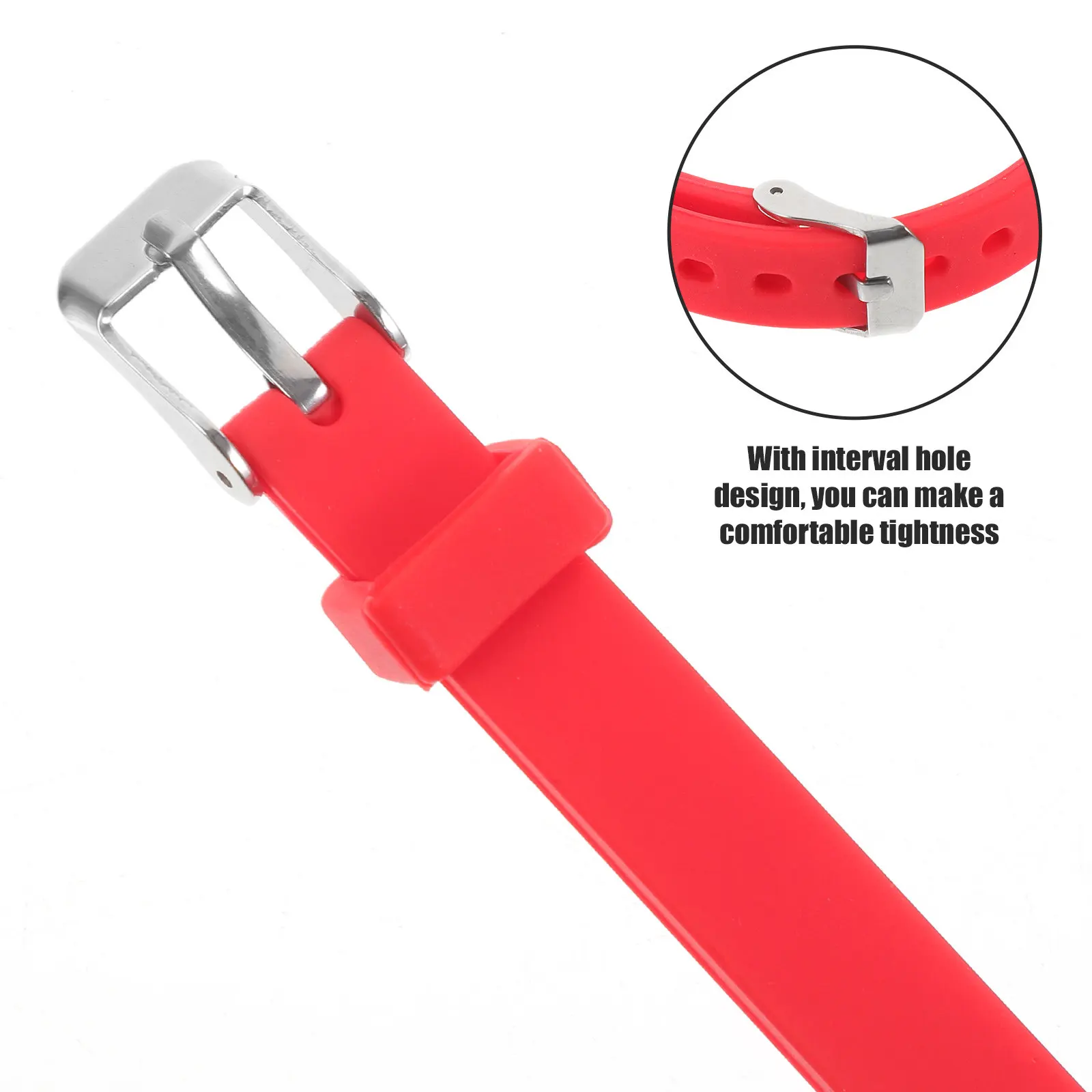 14Pcs Silicone Wristbands Simple Design Solid Colors Adjustable Comfortable Identification Bracelet