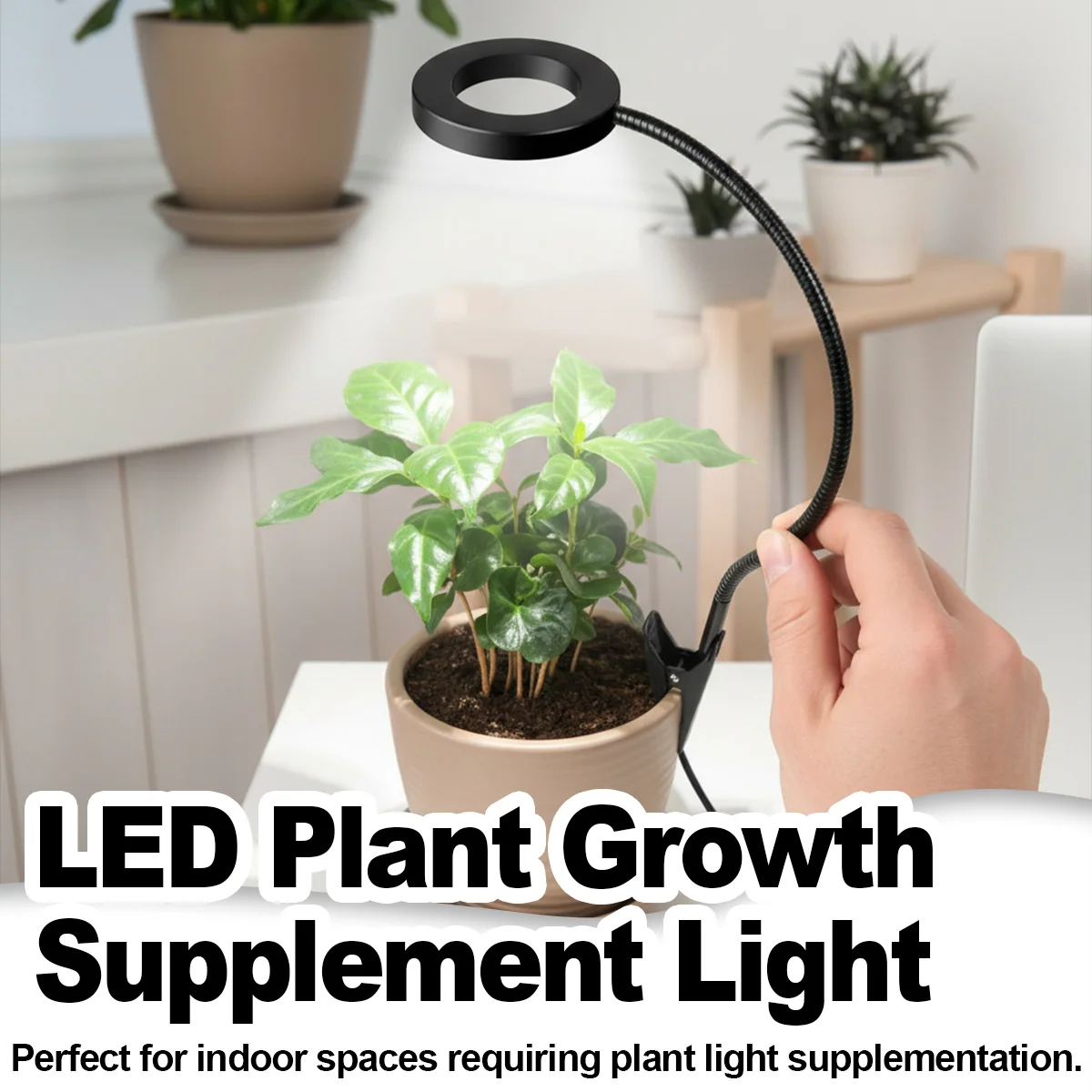 

Flexible LED Grow Light Dimmable Full Spectrum Clip On Timer USB Gooseneck Phyto Lamp Adjustable For Indoor Plants Houseplant