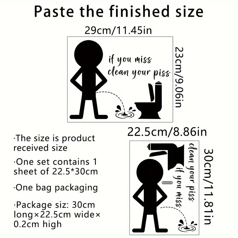 1pc Artistic Vinyl Toilet Lid Decal, Funny Bathroom Mural, Self-adhesive Wall Art Sticker For Bathroom, Entryway, Living Room, O