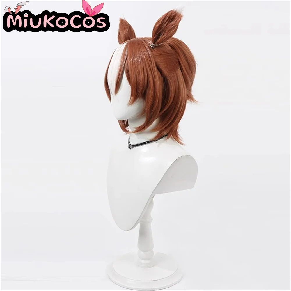 متوفر في المخزون يا إينو موتكي باروكة كوسبلاي مع آذان وذيل لعبة ميوكو كوسبلاي Umamusume: كوسبلاي ديربي جميل