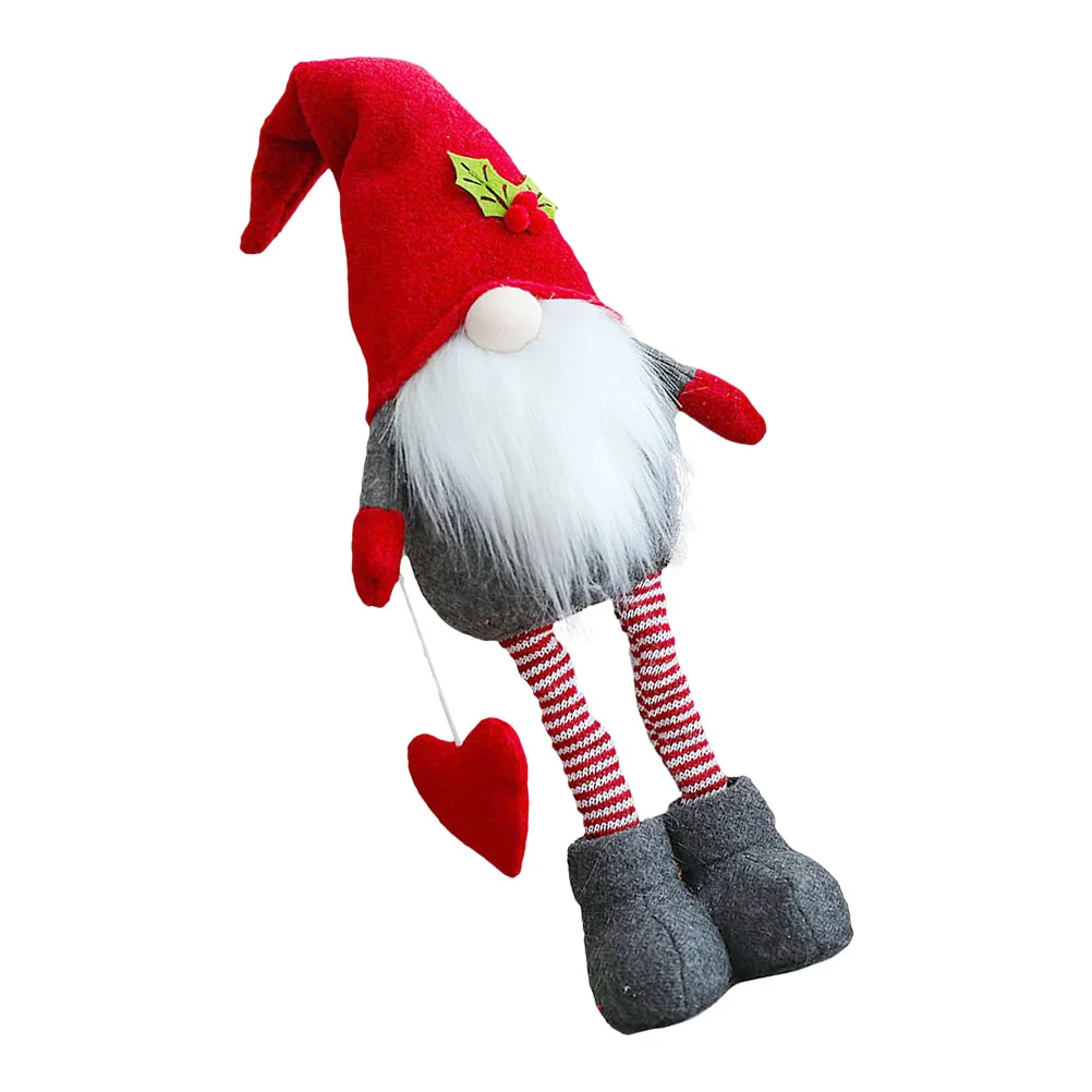 

Plush Dolls Luminous Telescopic LED Gnomes Santa 35x17cm Abs Felt Glowing Festival