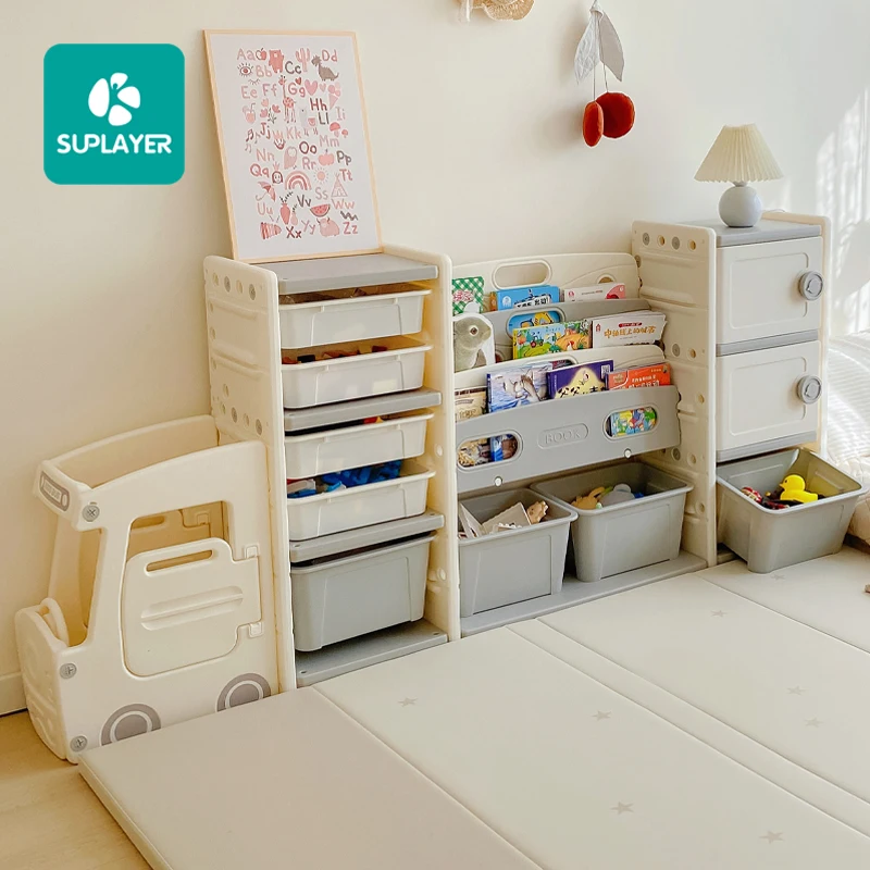 

Kids Cabinets Children Furniture Sets Toys Teen Storage Plastic Clothes Box Baby Bedroom Kindergarten Organization Book Shelf