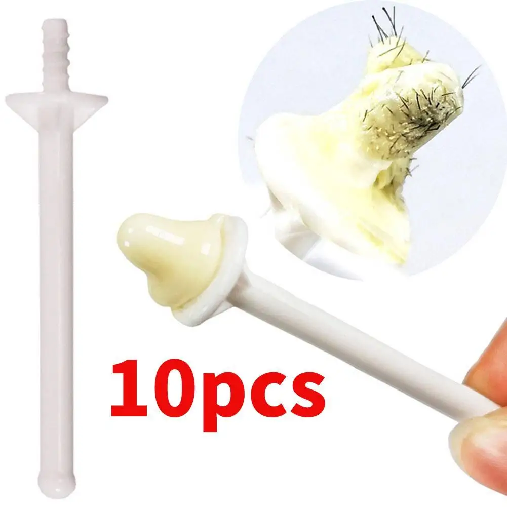 10Pcs Multi Use Wax Stick Hair Removal Kits Nose Wax Stick Nose Hair Removal Tool Kit Beeswax Safe Quick