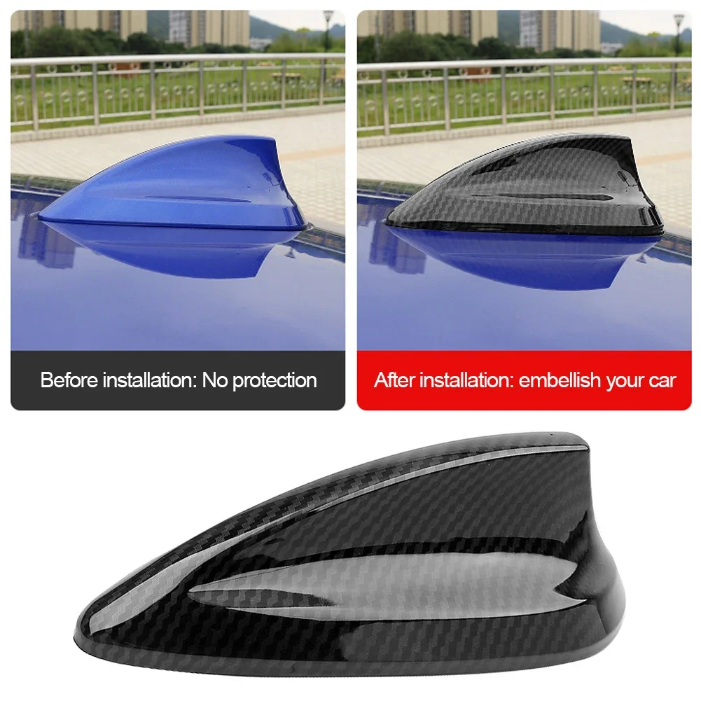 Real Carbon Fiber Car Antenna Cover Shark Fin For BMW E90 E92 F20 F30 F10 F34 G30 G20 F15 F16 F21 F45 G30 G20 X4 X5 X6