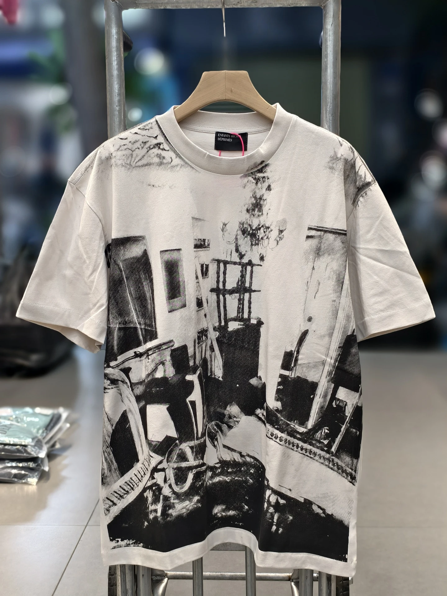 

Винтажная футболка Waed с коротким рукавом, свободного кроя, из коллекции Bedroom Collection, молодежная, модная, дышащая, хлопковая, с круглым вырезом