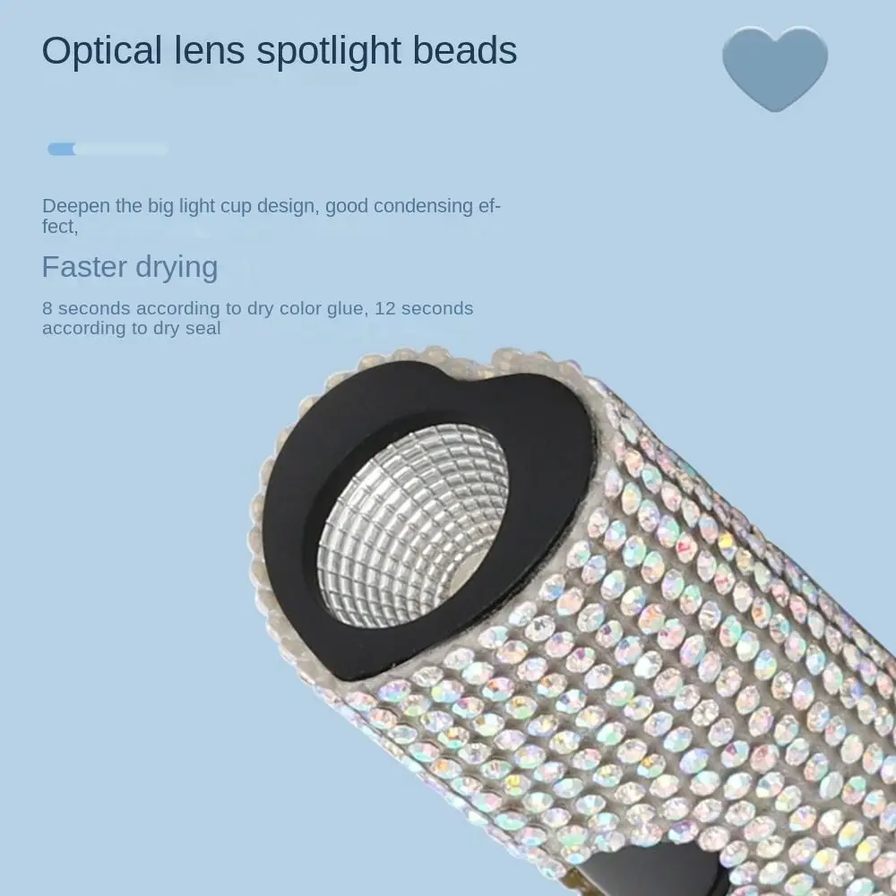 Luxo usb máquina de secador de unhas secagem rápida brilhante uv led lâmpada do prego 30/60s temporizador único dedo mini lanterna caneta unhas falsas