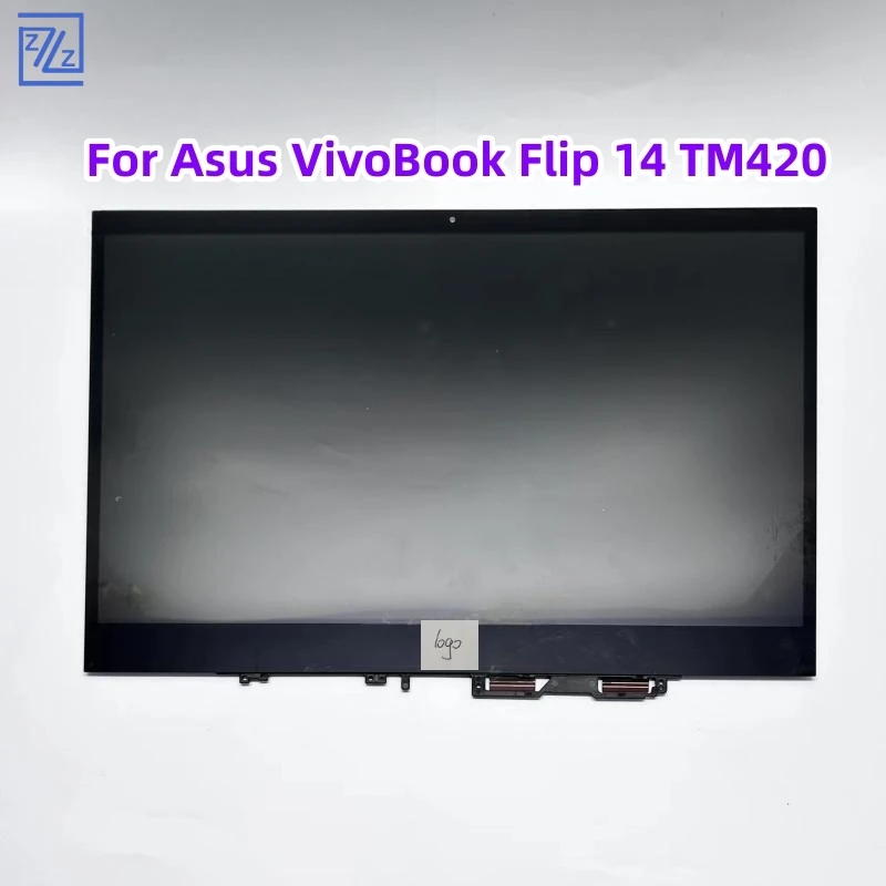 Conjunto de Exibição Digitalizador Lcd Touch Screen 140 Apto para Asus Vivobook Flip 14 Tm420 Tm420u Tm420i Tm420ia