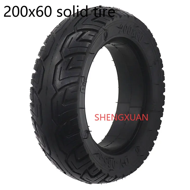 200x60 electric scooter solid tire explosion-proof tire 8 inch pneumatic tire hollow stab-proof tire 200*60